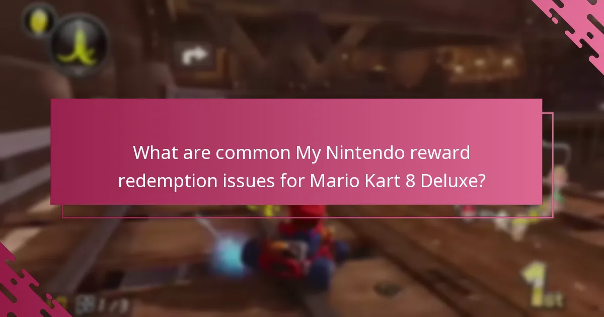 Where can I find support for My Nintendo reward redemption problems?