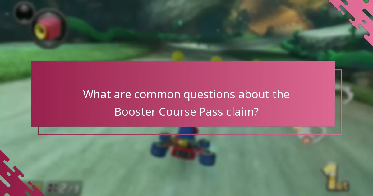 What restrictions apply to the Booster Course Pass claim?