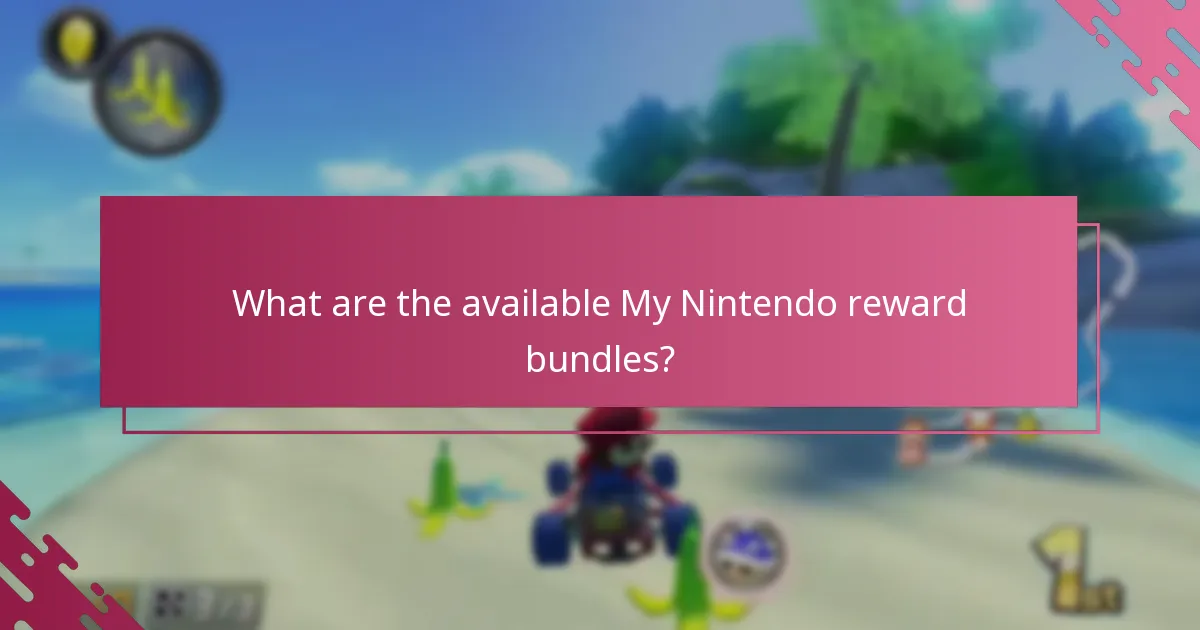 How do My Nintendo reward bundles compare?