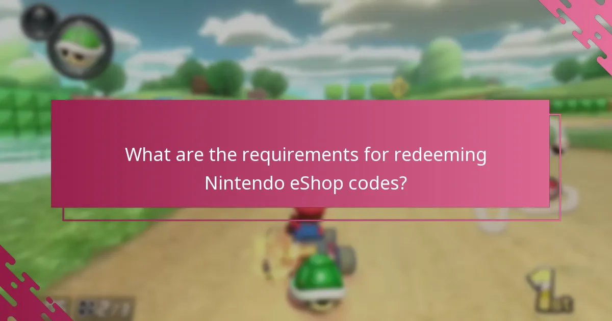 How does the Nintendo eShop code redemption process compare to other platforms?
