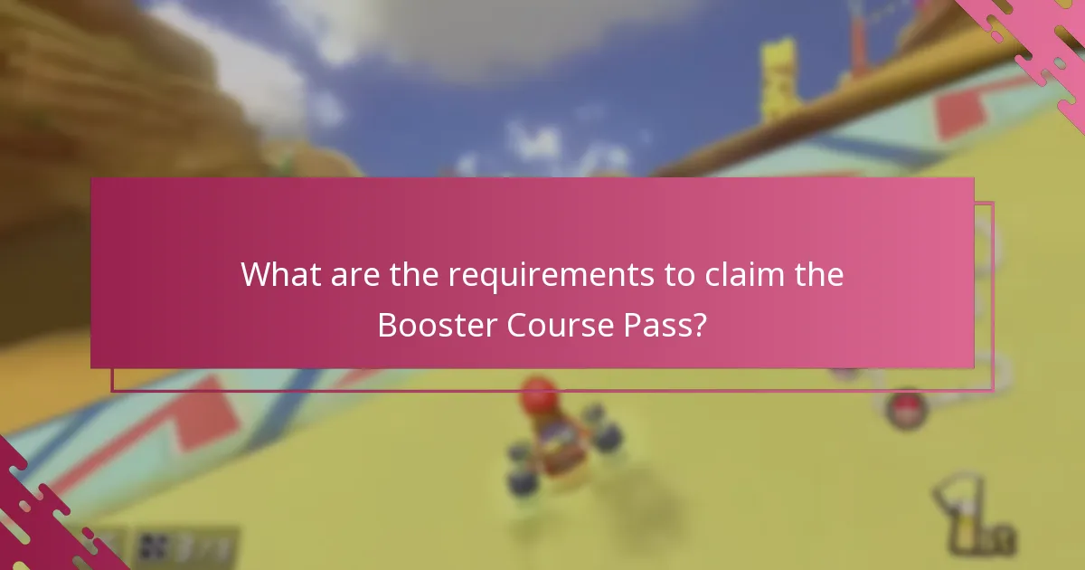 How to claim the Booster Course Pass?