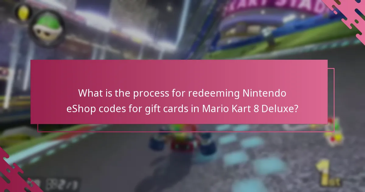 How does the redemption process for Mario Kart 8 Deluxe compare to other Nintendo games?